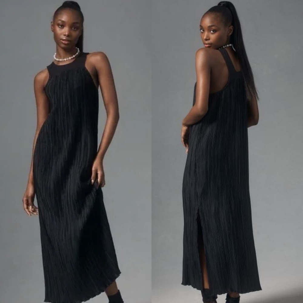 Anthropologie Black Maxi Dress